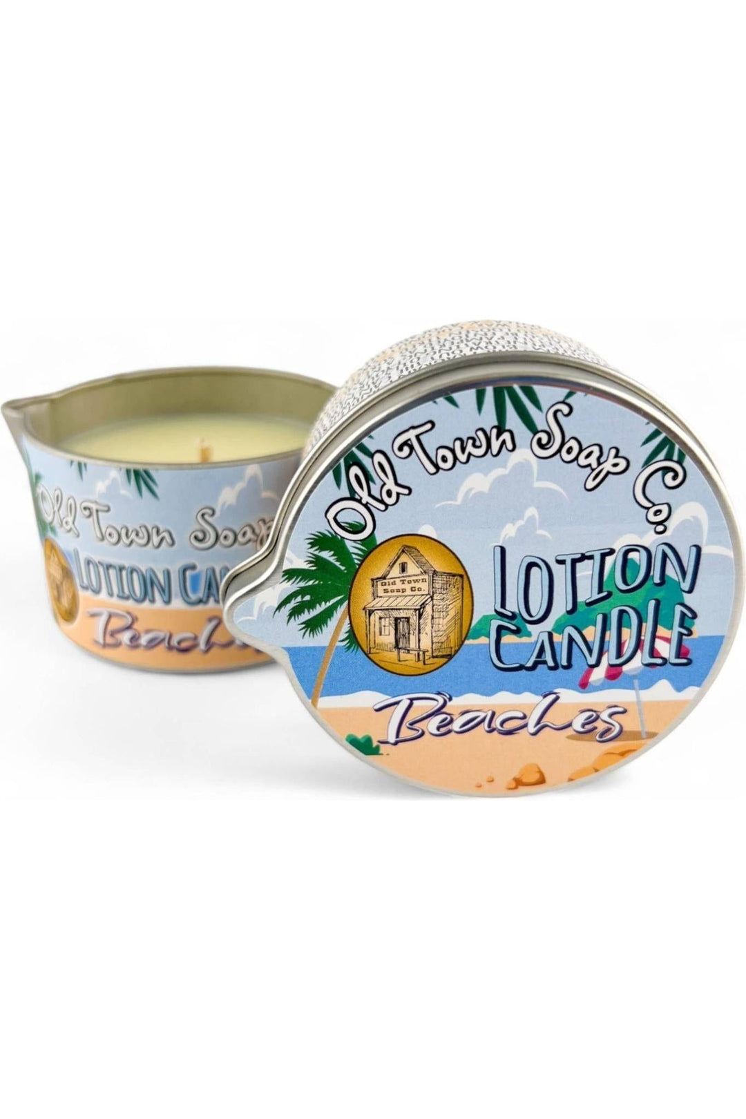 Old Town Soap Co. - Lotion Candles - in our Best Selling Scents -Unique Skincare: Aloha - Vintage Dragonfly Boutique