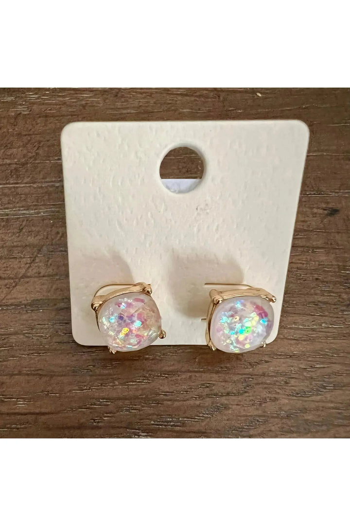 Small Crystal Stud Earrings