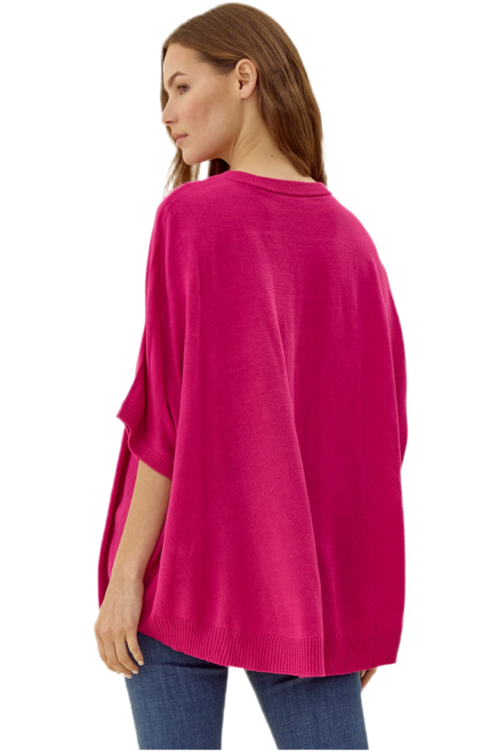 Jodifl Magenta Oversized Top