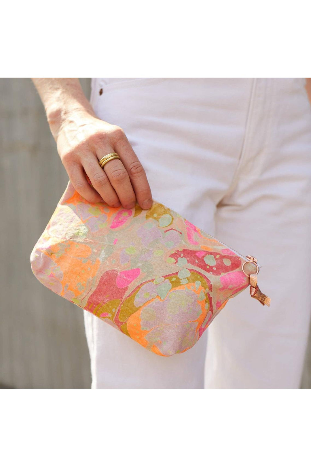 Love Mert - Astral Marbled Pouch Garden Party Small