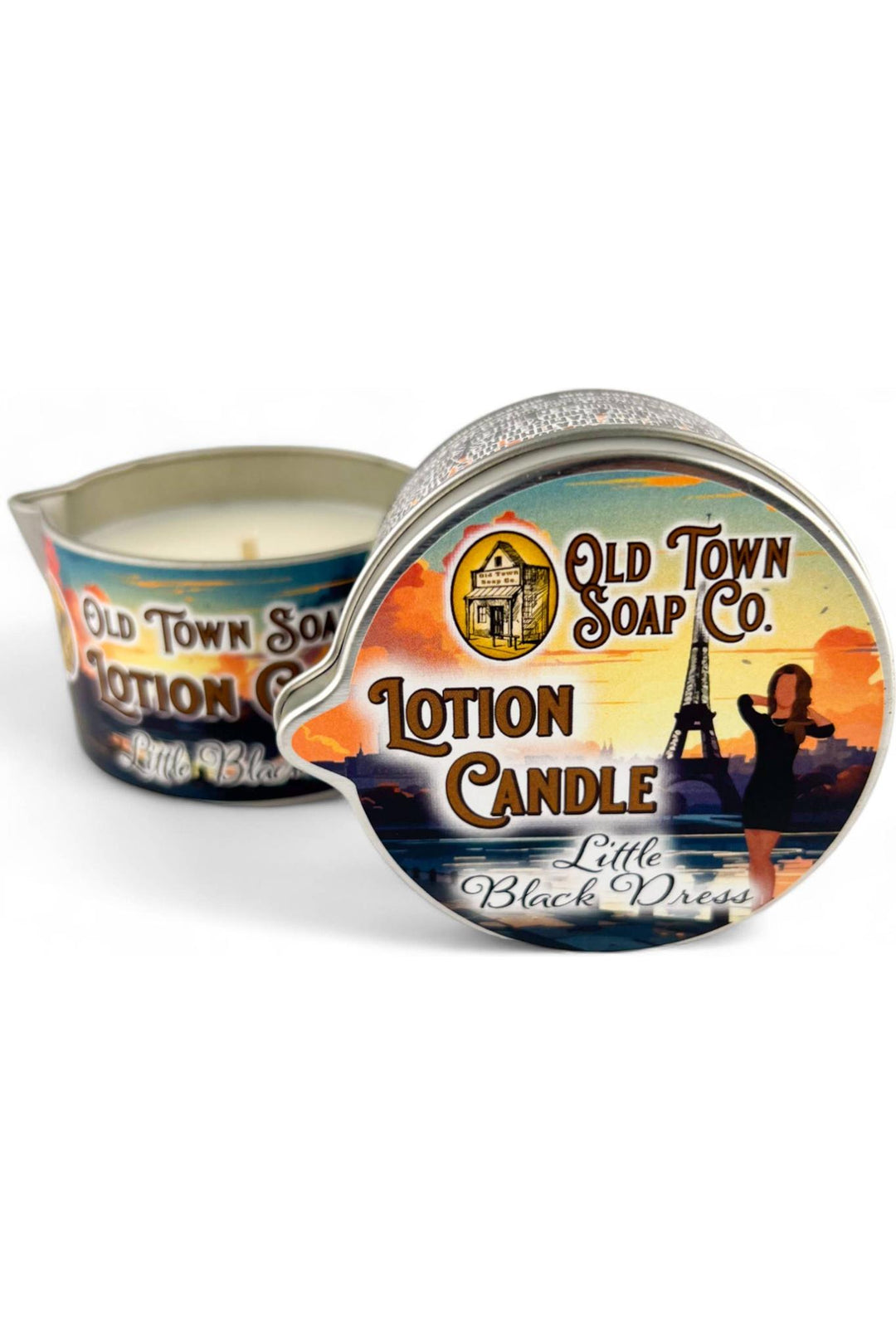 Old Town Soap Co. - Lotion Candles - in our Best Selling Scents -Unique Skincare: Beaches - Vintage Dragonfly Boutique