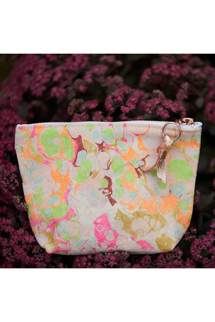 Love Mert - Astral Marbled Pouch Garden Party Small