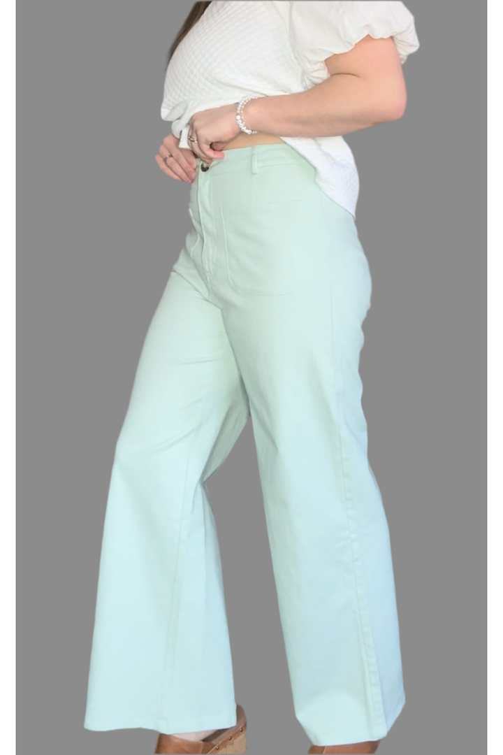 Entro High Waist Wide Leg Pants