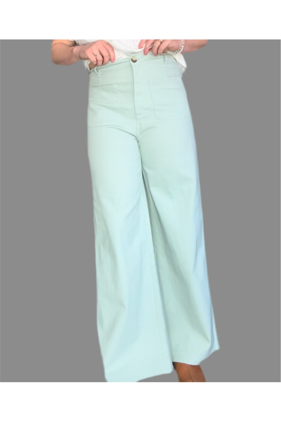 Entro High Waist Wide Leg Pants