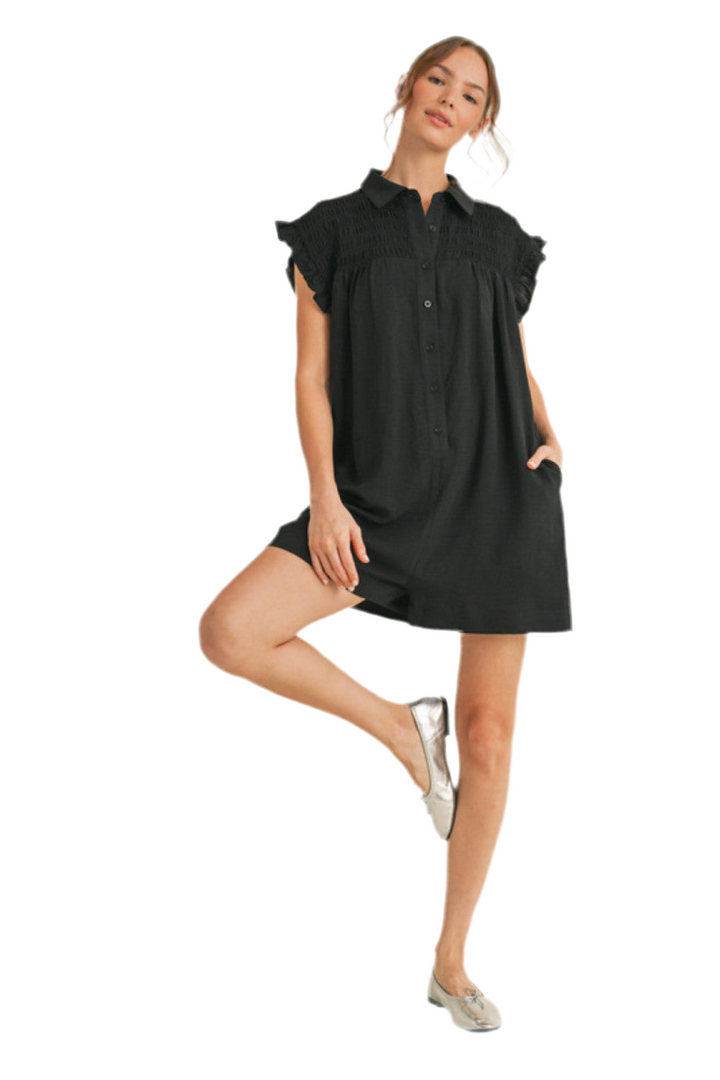 Jodifl Black Romper