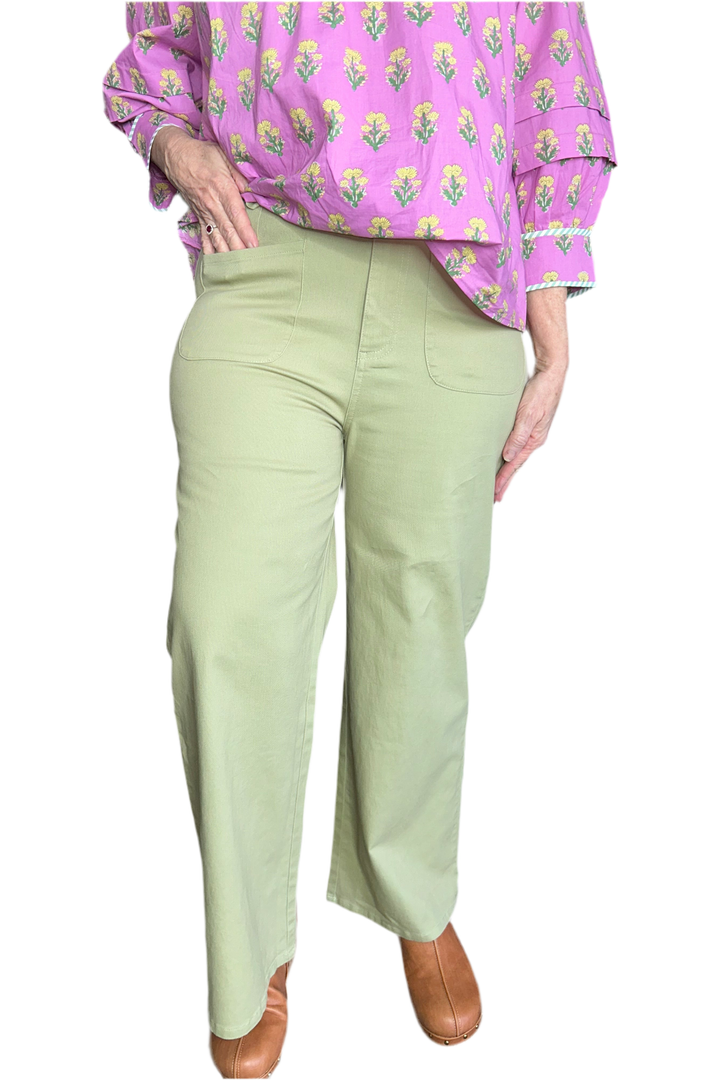 Entro High Waist Wide Leg Pants