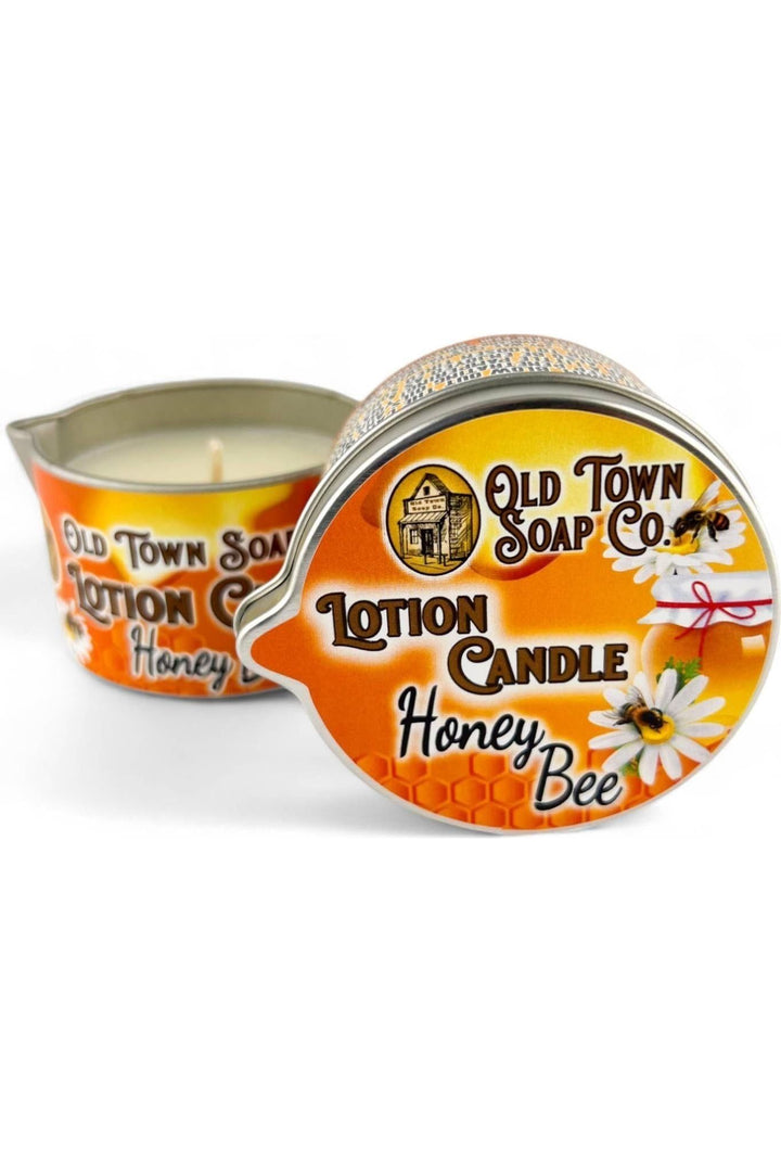 Old Town Soap Co. - Lotion Candles - in our Best Selling Scents -Unique Skincare: Aloha - Vintage Dragonfly Boutique