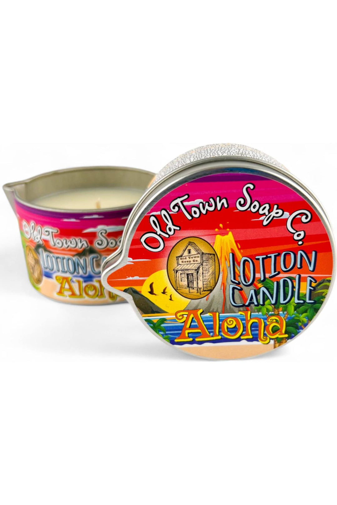 Old Town Soap Co. - Lotion Candles - in our Best Selling Scents -Unique Skincare: Beaches - Vintage Dragonfly Boutique