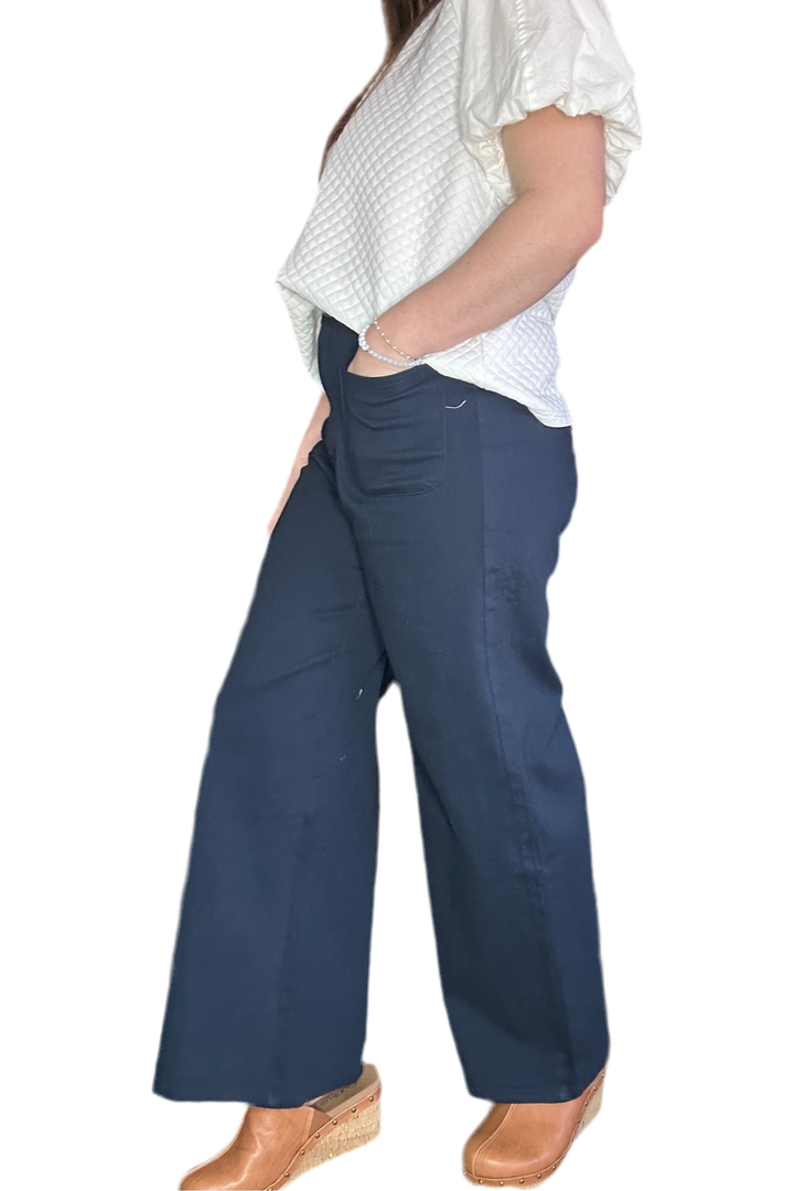 Entro High Waist Wide Leg Pants