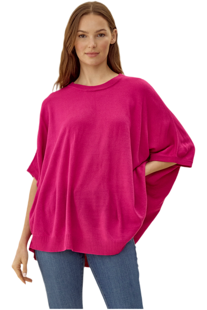 Jodifl Magenta Oversized Top