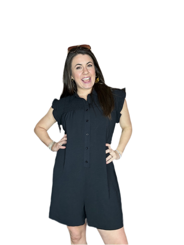 Jodifl Black Romper