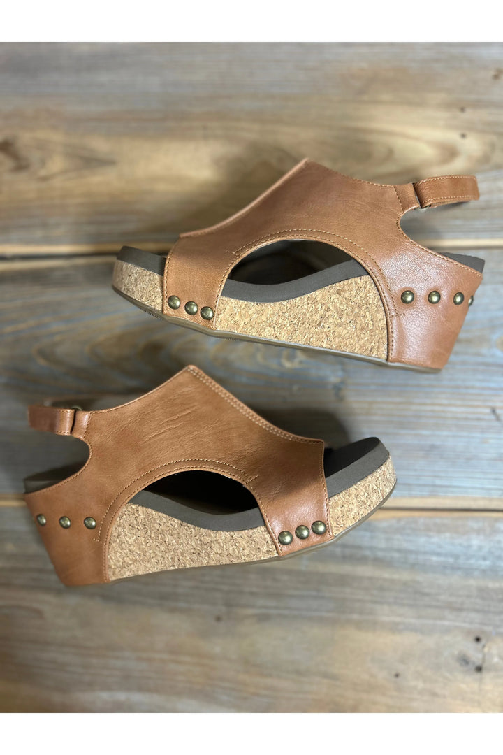 Corky’s Cognac Smooth Wedges