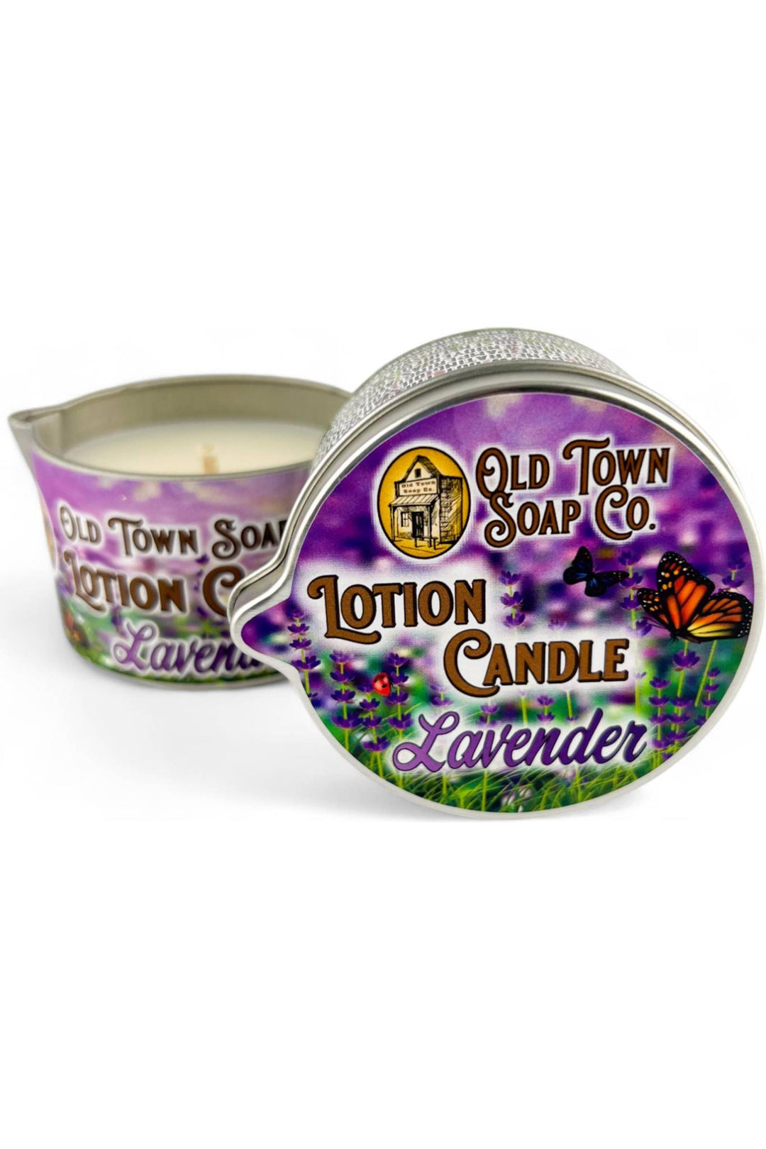 Old Town Soap Co. - Lotion Candles - in our Best Selling Scents -Unique Skincare: Beaches - Vintage Dragonfly Boutique