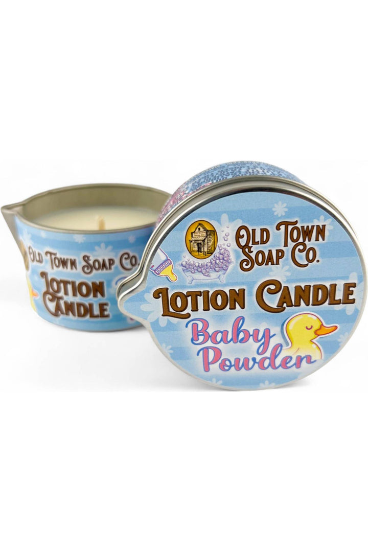 Old Town Soap Co. - Lotion Candles - in our Best Selling Scents -Unique Skincare: Beaches - Vintage Dragonfly Boutique